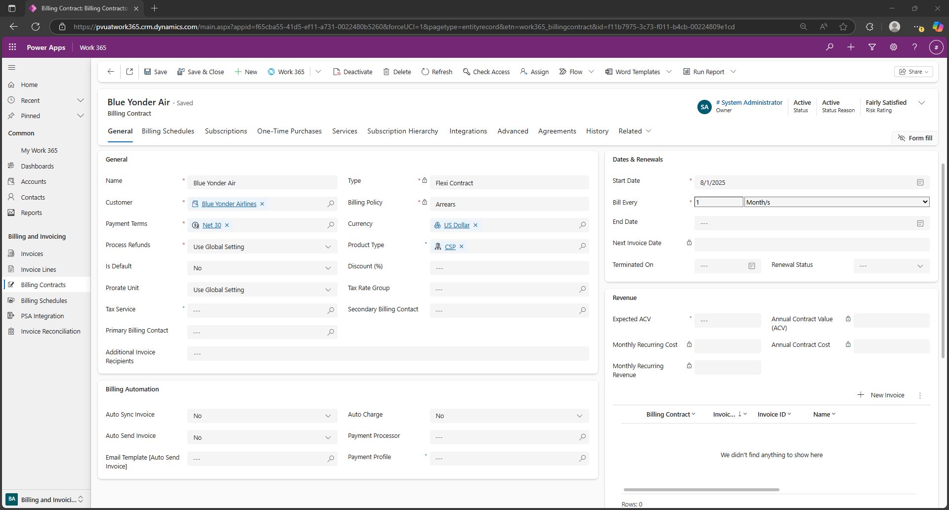 Define their own billing cadence with Flexi Contract