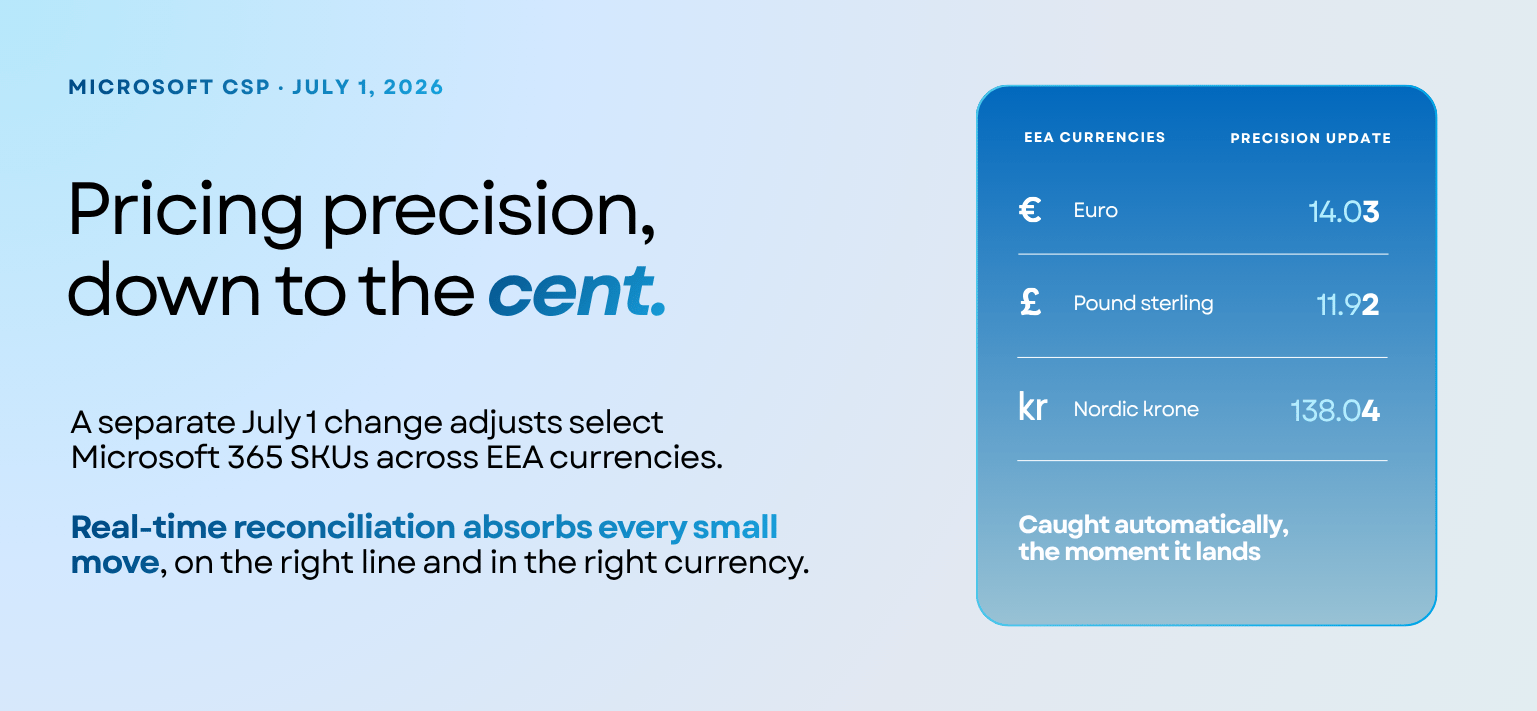 Microsoft confirms a separate July 1 pricing-precision change for EEA currencies