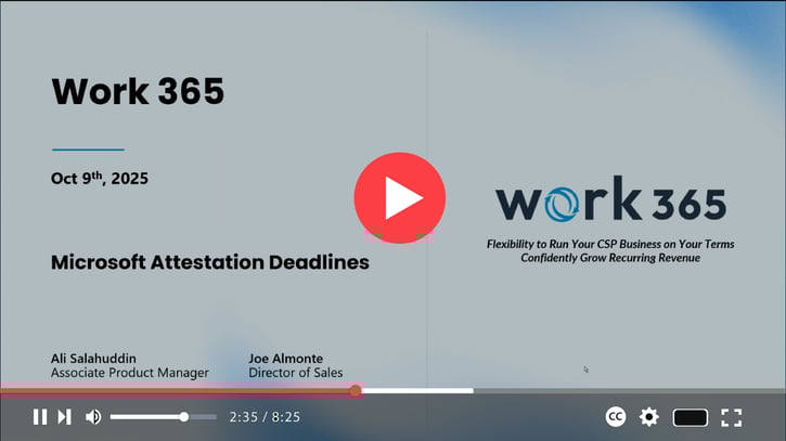 Microsoft Customer Attestation Deadline