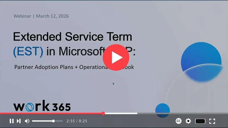 Microsoft EST Webinar